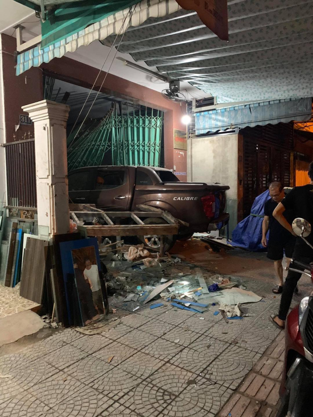 Hiện trường vụ tai nạn tại Đ&agrave; Nẵng