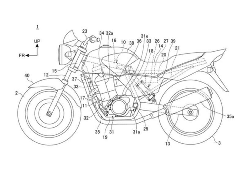 Bản vẽ được cho là của mẫu xe Honda CB250 sắp được Honda ra mắt tại Ấn Độ Bản vẽ được cho là của mẫu xe Honda CB250 sắp được Honda ra mắt tại Ấn Độ