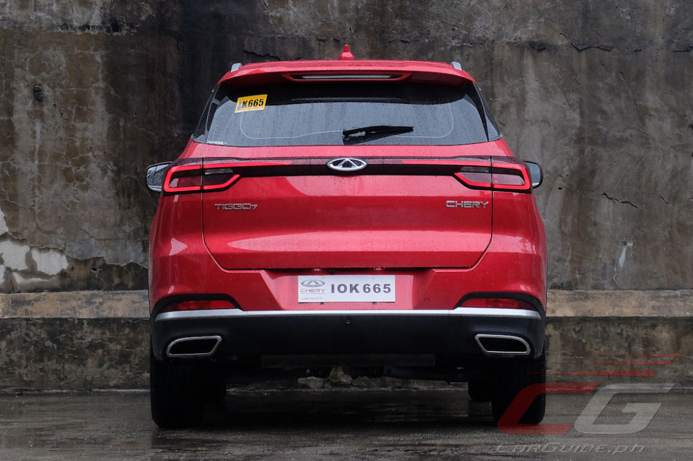 Chery Tiggo 7 Pro nhìn từ đằng sau