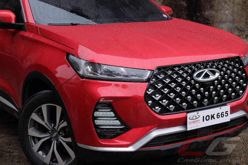 Cận cảnh đầu xe của Chery Tiggo 7 Pro