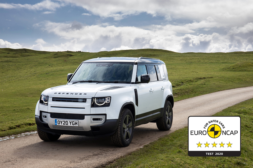 Land Rover Defender nhận đ&aacute;nh gi&aacute; 5 sao từ Euro NCAP.