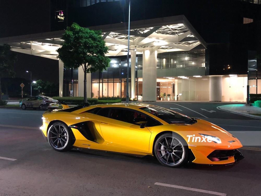 Đ&acirc;y hiện l&agrave; chiếc Lamborghini Aventador SVJ duy nhất c&oacute; mặt trong S&agrave;i th&agrave;nh