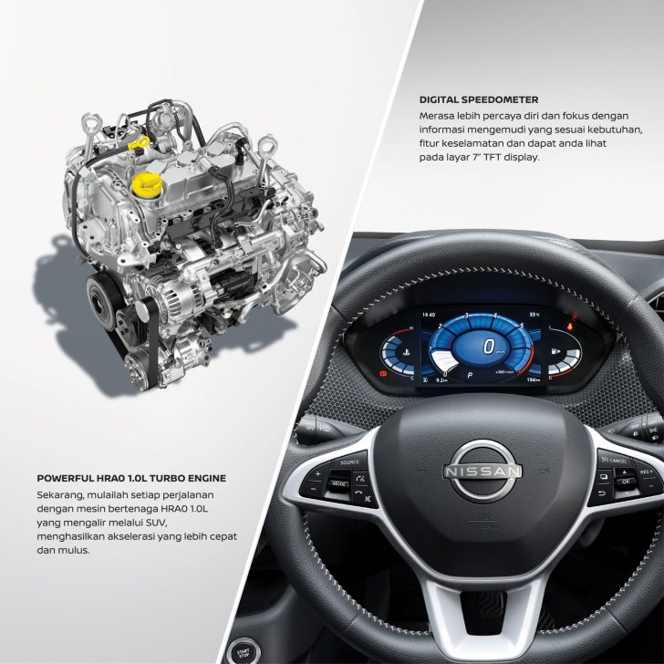Nissan Magnite tại Indonesia dùng động cơ tăng áp 1.0L