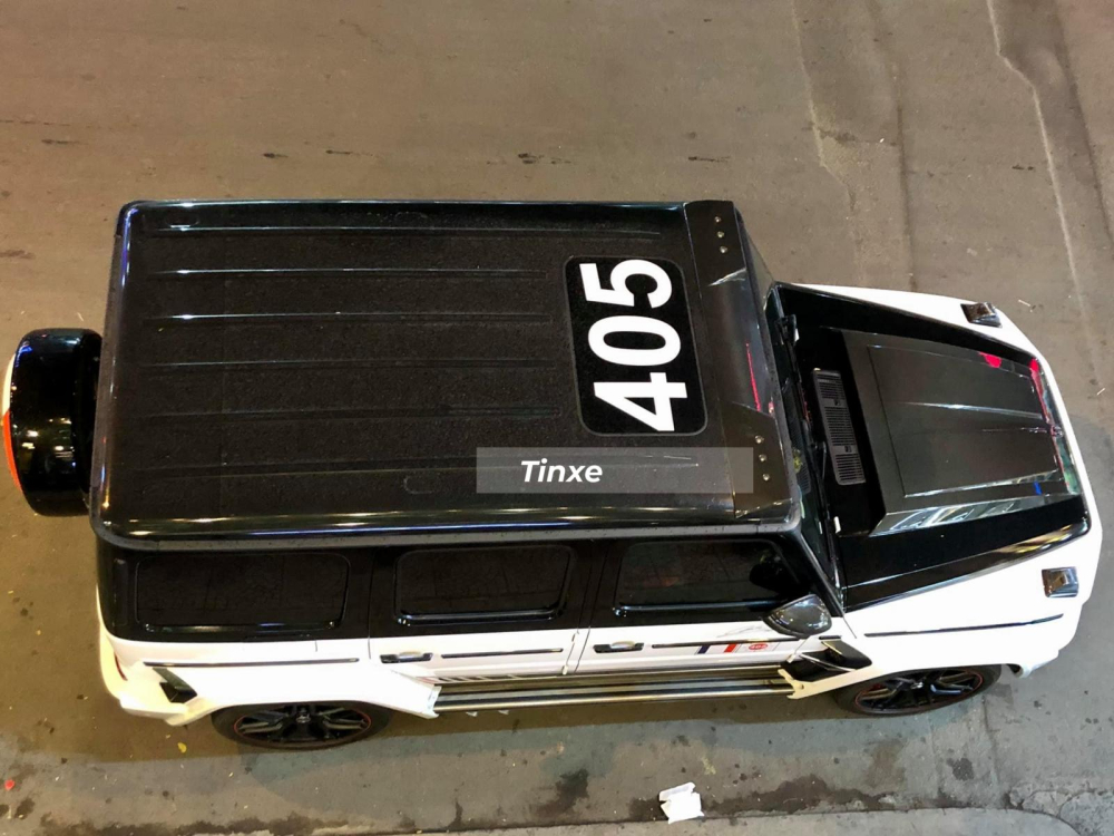 N&oacute;c xe Mercedes-AMG G63 Edition One được Minh Nhựa d&aacute;n th&ecirc;m con số 405