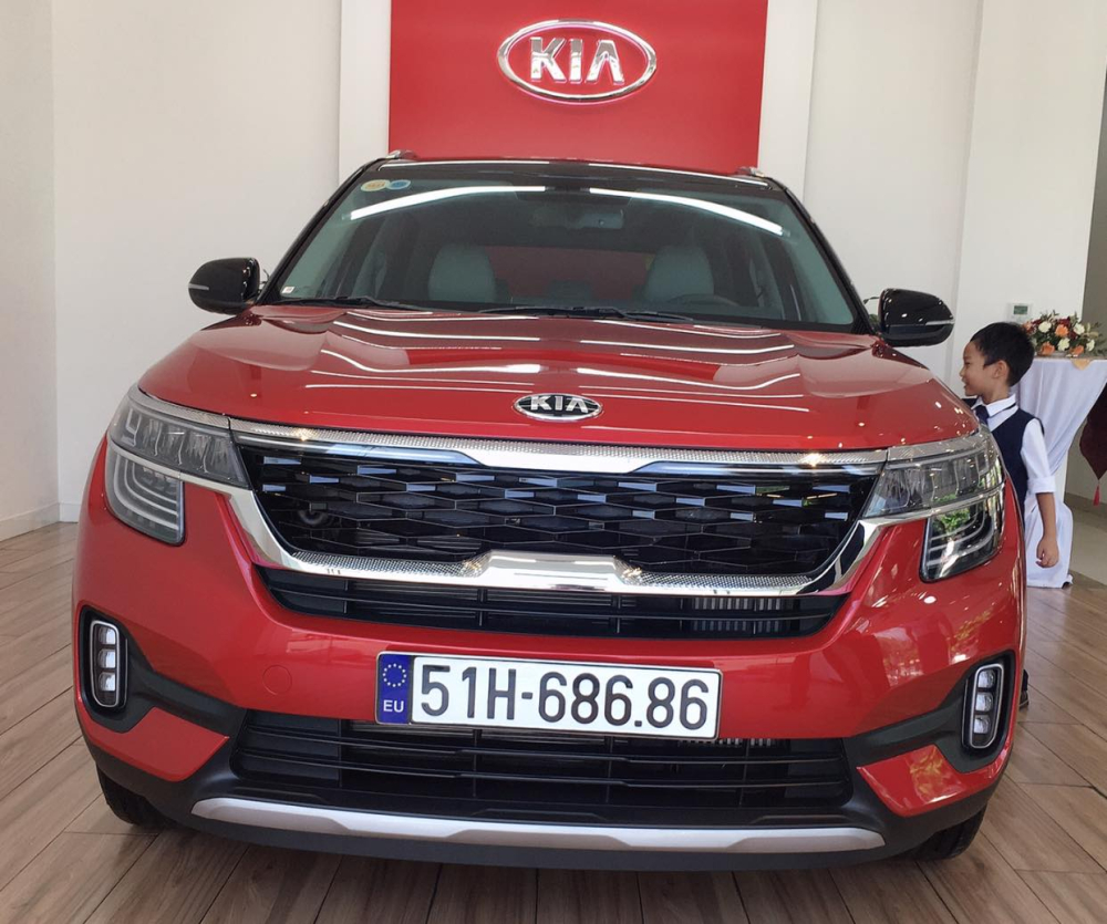Chiếc Kia Seltos n&agrave;y mang biển số được cho l&agrave; rất đẹp trong quan niệm của người Việt Nam