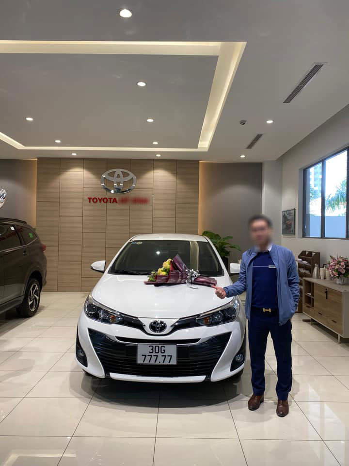 Chiếc Toyota Vios với biển số ngũ quý 7 cực đẹp