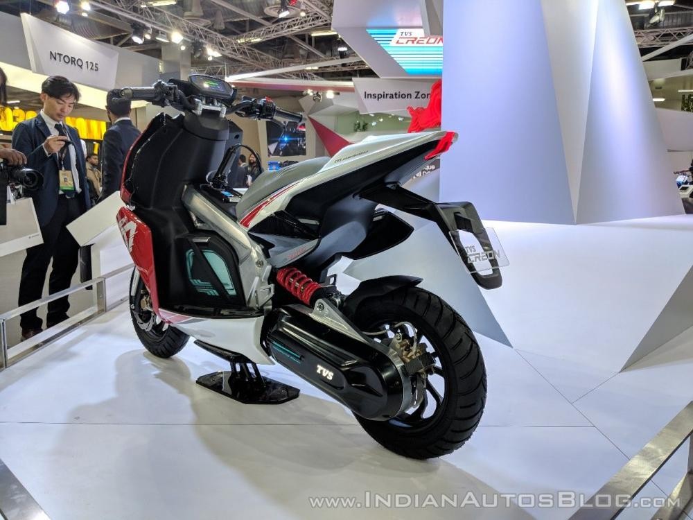 TVS Creon mang thiết kế xe ga thể thao