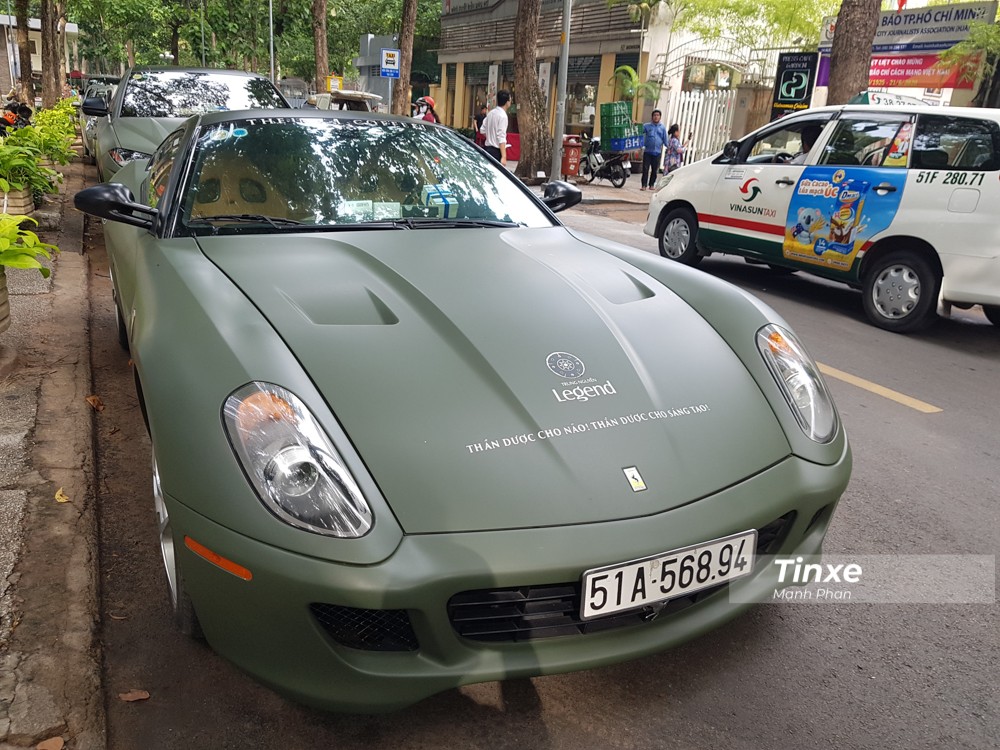 Đ&acirc;y l&agrave; 1 trong 2 chiếc si&ecirc;u xe Ferrari 599 GTB Fiorano c&oacute; mặt tại Việt Nam hiện nay