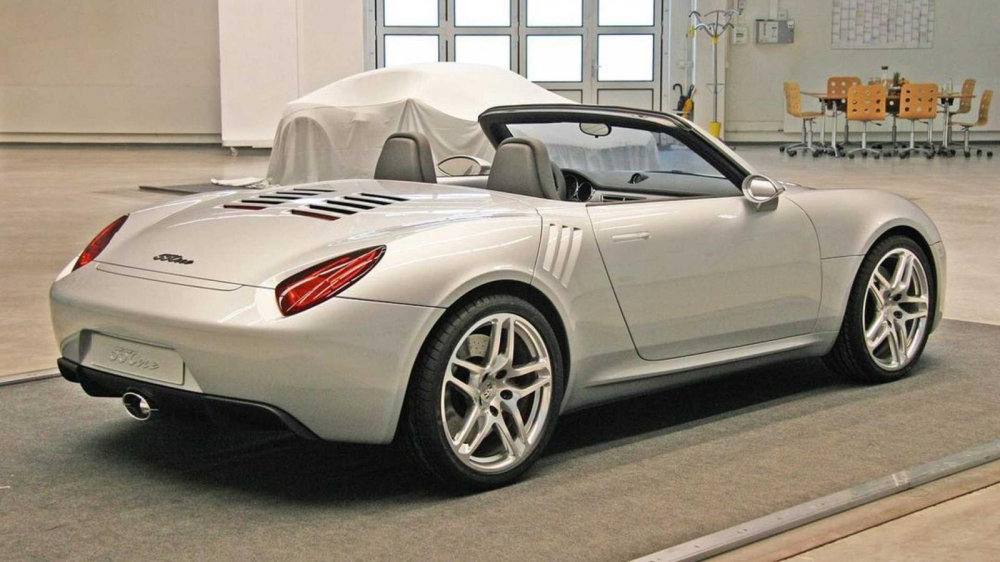 Phía sau của mẫu concept Porsche 550one