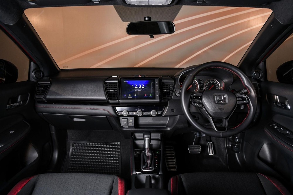 Nội thất bên trong Honda City Hatchback 2021 tại Thái Lan