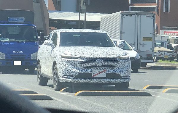 Honda HR-V 2021 bị bắt gặp khi đang chạy thử tại Nhật Bản