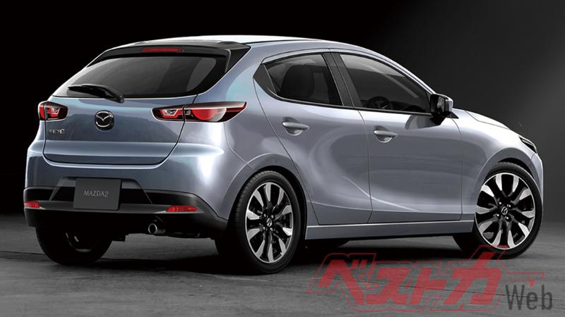 Mazda2 2021 được đồn là tăng kích thước, giảm trọng lượng và có nội thất rộng hơn