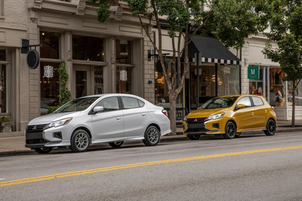 Mitsubishi Mirage 2021 bản sedan và hatchback Mitsubishi Mirage 2021 bản sedan và hatchback