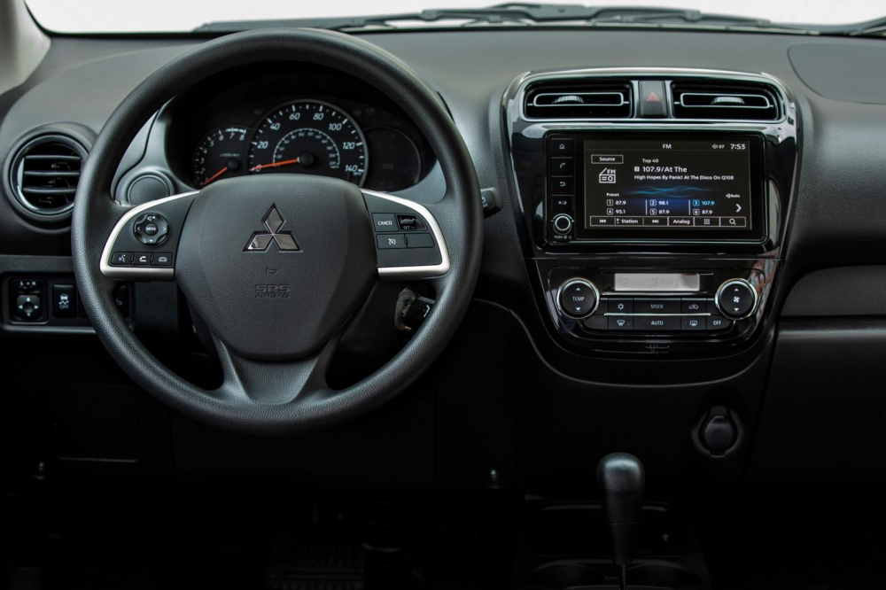 Nội thất bên trong Mitsubishi Mirage 2021 Nội thất bên trong Mitsubishi Mirage 2021