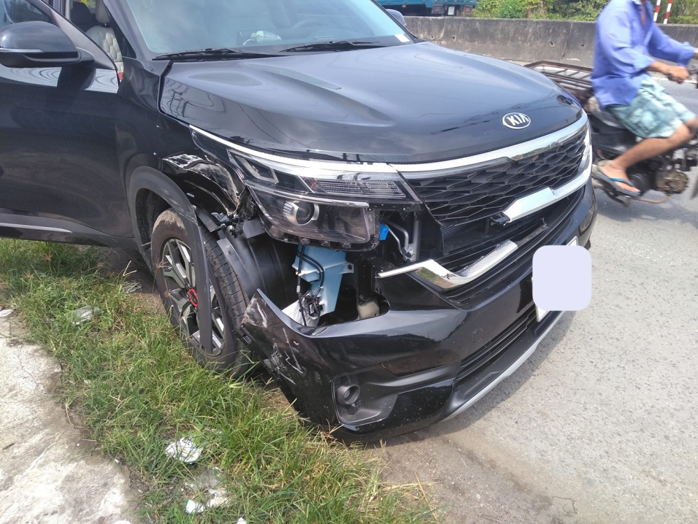 Thiệt hại của xe Kia Seltos