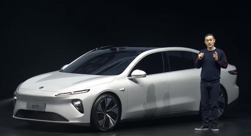 NIO ET7 ra mắt trong sự kiện tại Trung Quốc diễn ra vào ngày 9/1/2021
