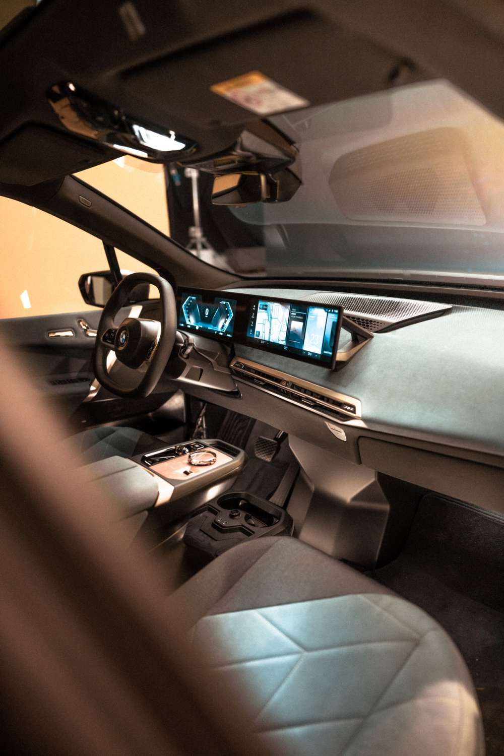 Màn hình của hệ thống iDrive mới trên xe BMW