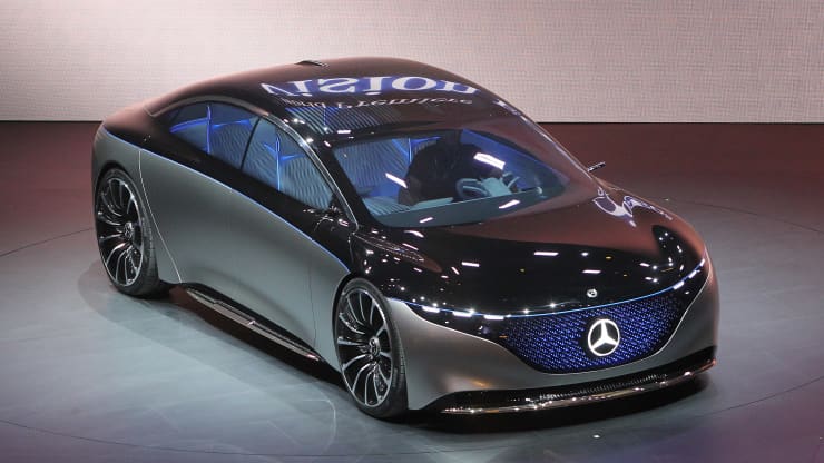 Phiên bản concept của Mercedes-Benz EQS, ra mắt trong triển lãm Ô tô Frankfurt 2019