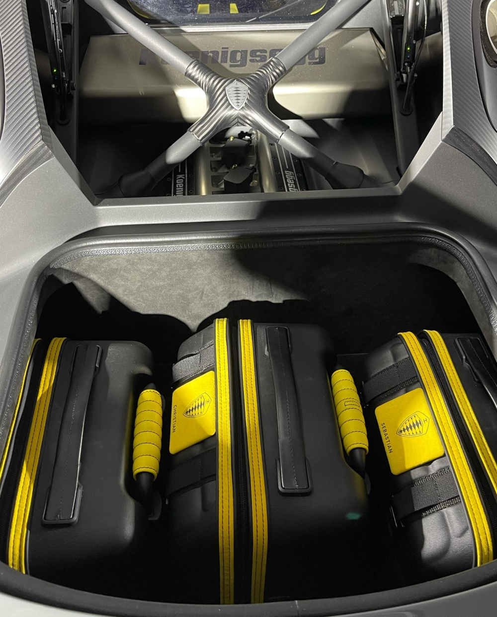 Đây là sức chứa khoang hành lý của Koenigsegg Gemera Đây là sức chứa khoang hành lý của Koenigsegg Gemera