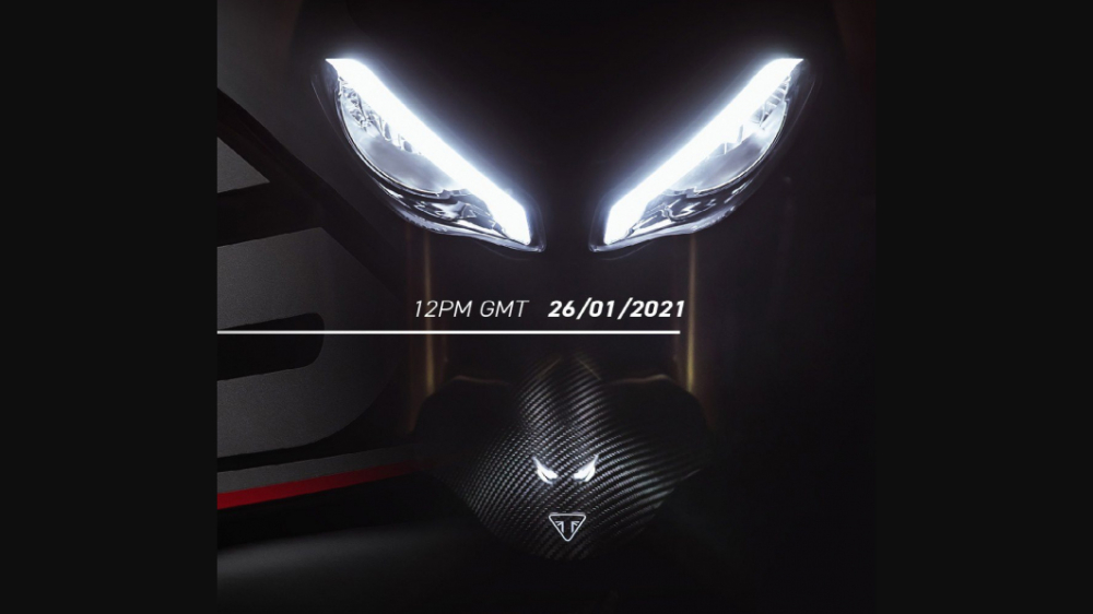 Triumph Speed Triple RS 2021 sẽ ra mắt vào 26/1 tới đây