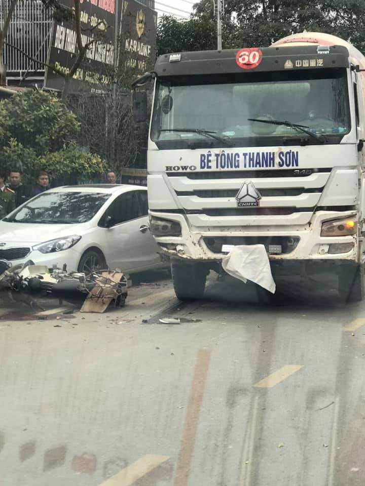 Vụ tai nạn khiến 2 người đi xe máy tử vong tại chỗ