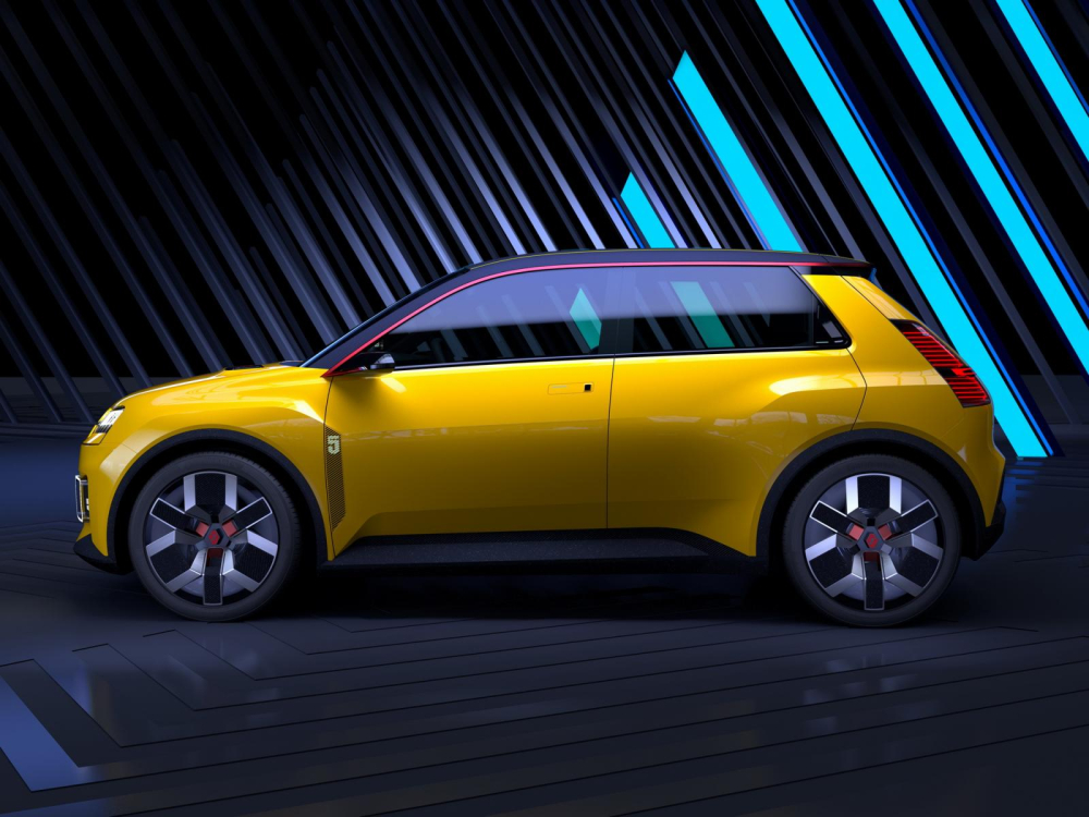 Phía bên sườn của Renault 5 Protype