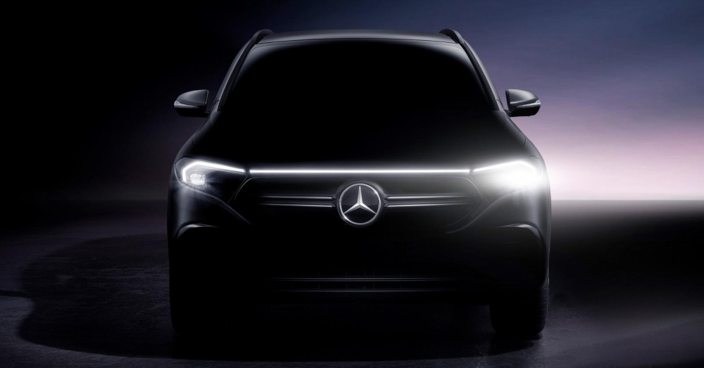 Hình ảnh úp mở của Mercedes-Benz EQA