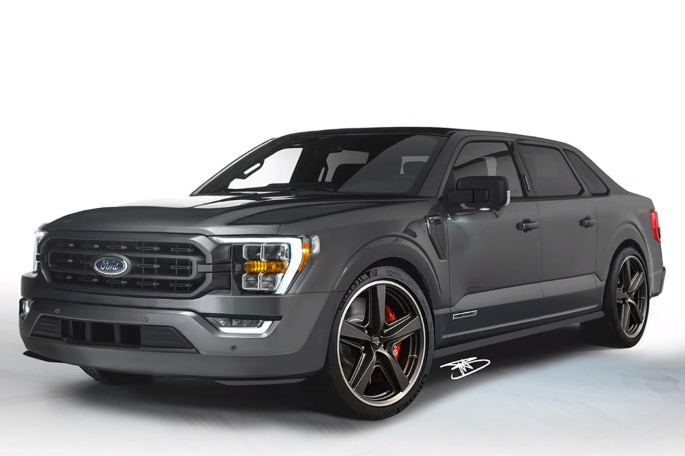 Thiết kế Ford F-150 bản sedan của Thiết kế Ford F-150 bản sedan của TheSketchMonkey trong không đến nỗi tệ, nhưng rõ ràng dáng vẻ của nó vẫn có những điểm kỳ cục