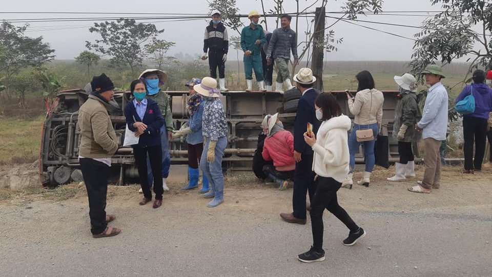 Kh&ocirc;ng c&oacute; thương vong về người trong vụ tai nạn