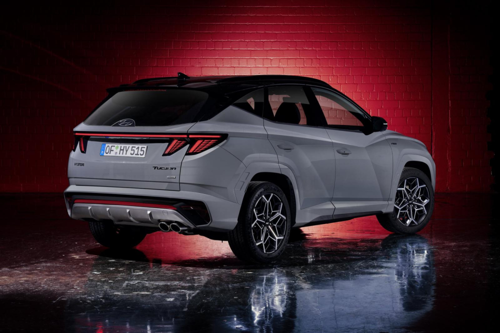Hyundai Tucson N Line 2021 nh&igrave;n từ ph&iacute;a sau