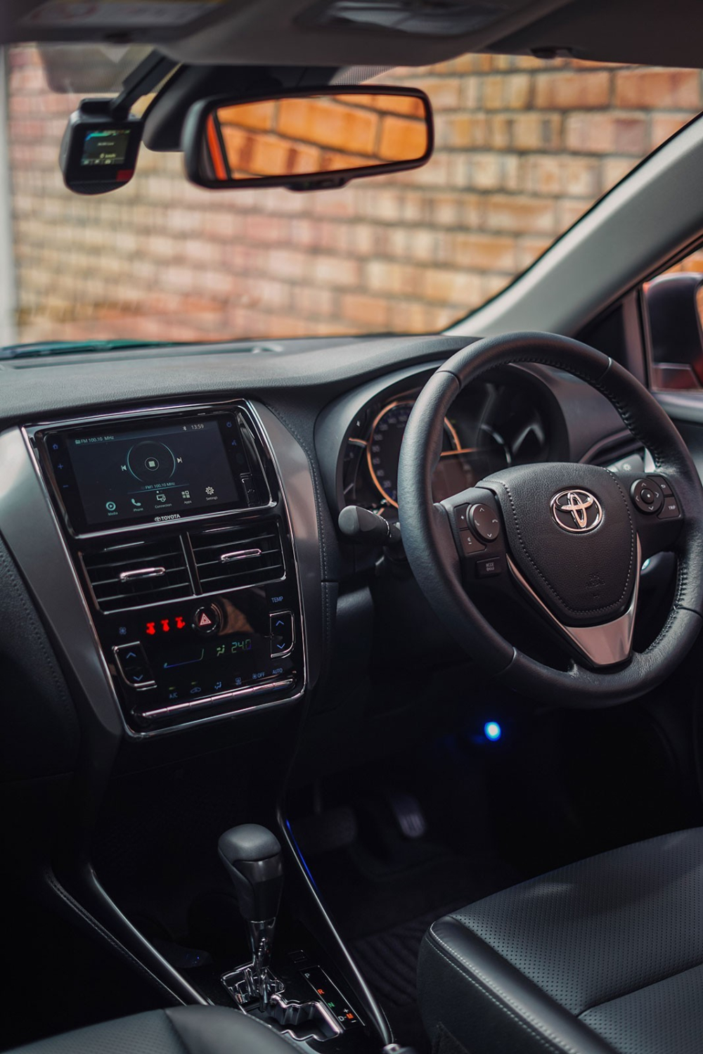 Tổng thể nội thất của Toyota Vios 2021.