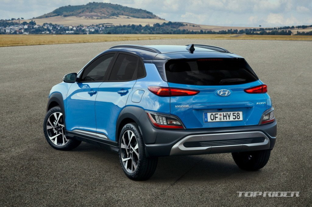 Thiết kế đu&ocirc;i xe của Hyundai Kona 2021