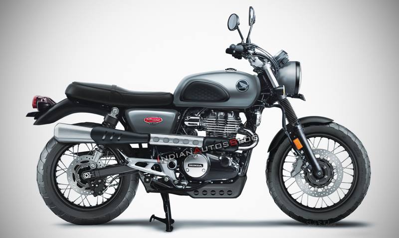 Bản vẽ dự đoán của Honda CB350 Scrambler Bản vẽ dự đoán của Honda CB350 Scrambler
