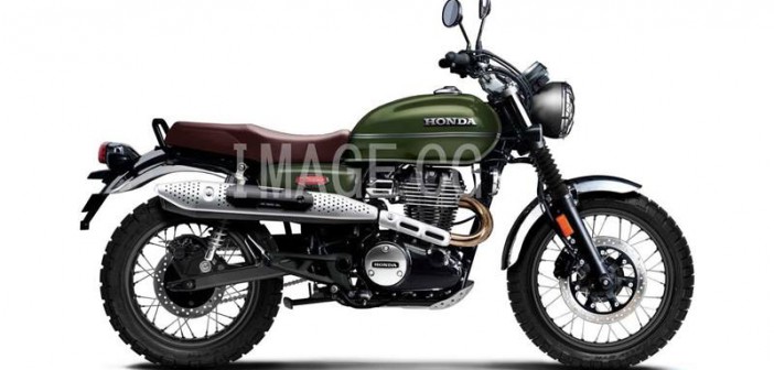 Honda CB350 Scrambler có thể sở hưu vành nan, pô vắt, phuộc cao Honda CB350 Scrambler có thể sở hưu vành nan, pô vắt, phuộc cao