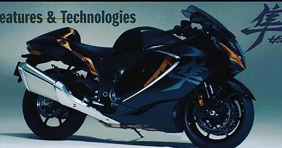Hình ảnh được cho là Suzuki Hayabusa 2021 được chia sẻ