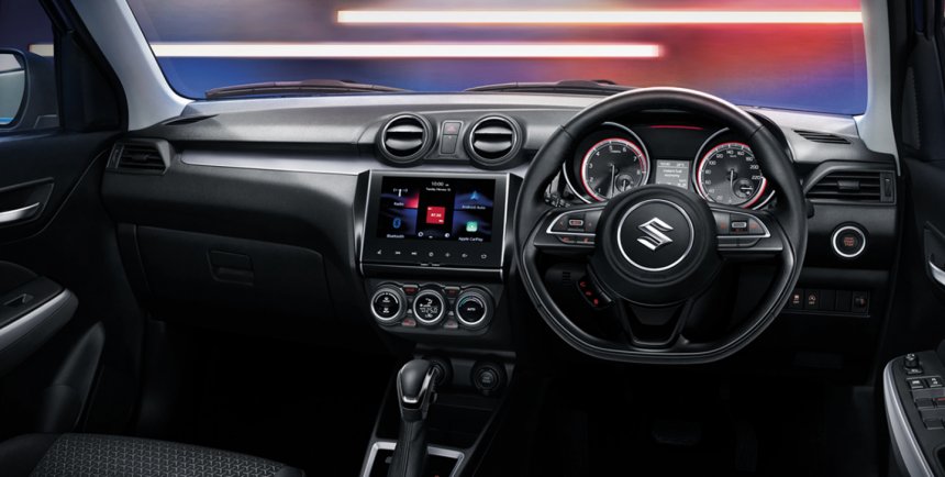 Suzuki Swift 2021 có màn hình cảm ứng 8 inch