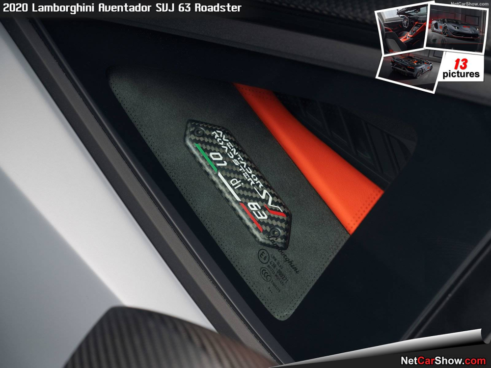Cả 63 chiếc Lamborghini Aventador SVJ63 Roadster sẽ c&oacute; logo 1di63