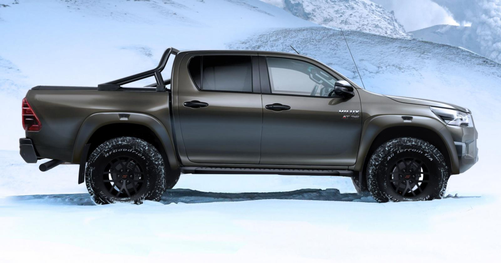 Toyota Hilux AT35 2021 có gầm cao hơn 65 mm so với nguyên bản