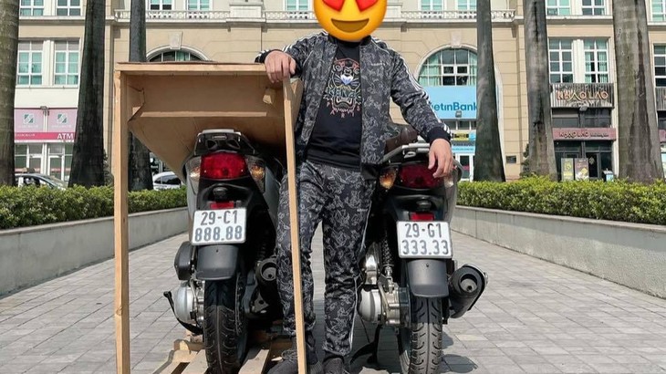 Sau Honda SH ngũ quý 8, dân chơi xe biển đẹp tại Hà Nội tiếp tục mua Honda Dream ngũ quý 8