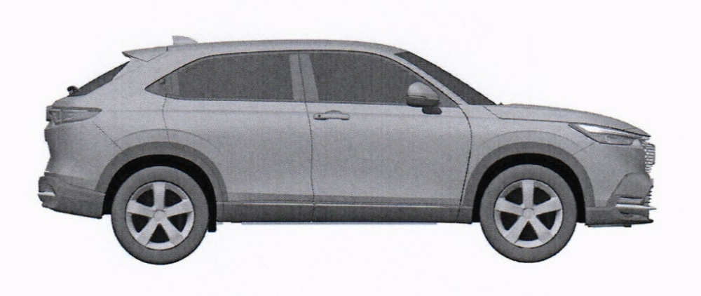 Thiết kế b&ecirc;n sườn của Honda HR-V 2021