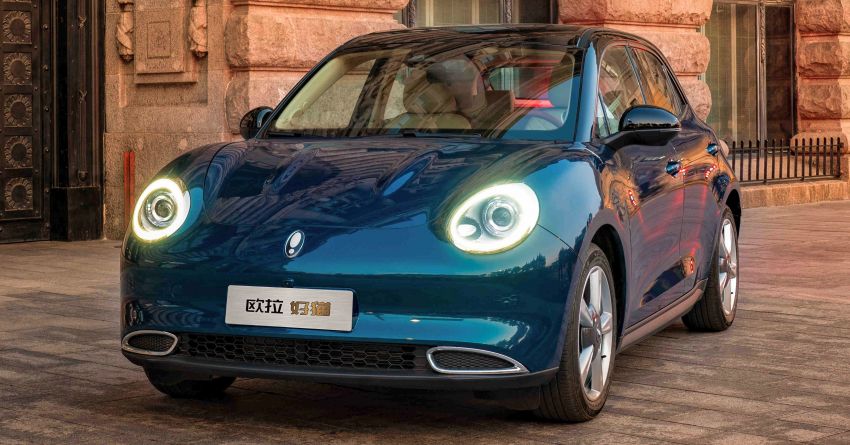 Great Wall Ora Good Cat có thiết kế đầu xe khá giống Porsche