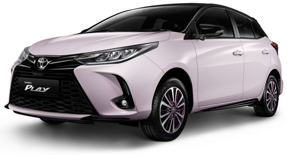 Toyota Vios PLAY và Yaris PLAY 2021 màu hồng mới