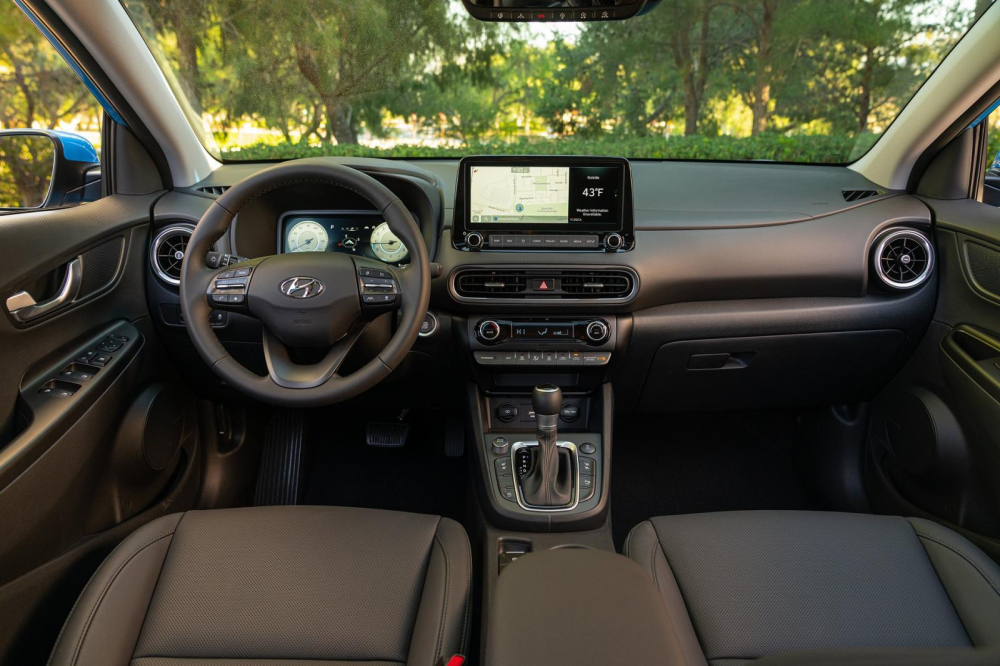 Nội thất bên trong Hyundai Kona 2022