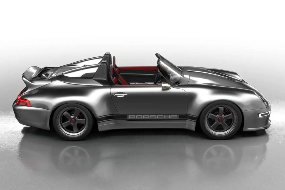 Phía bên sườn của Gunther Werks 993 Speedster Remastered