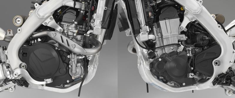 Khối động cơ Unicam tr&ecirc;n Honda CRF450RL