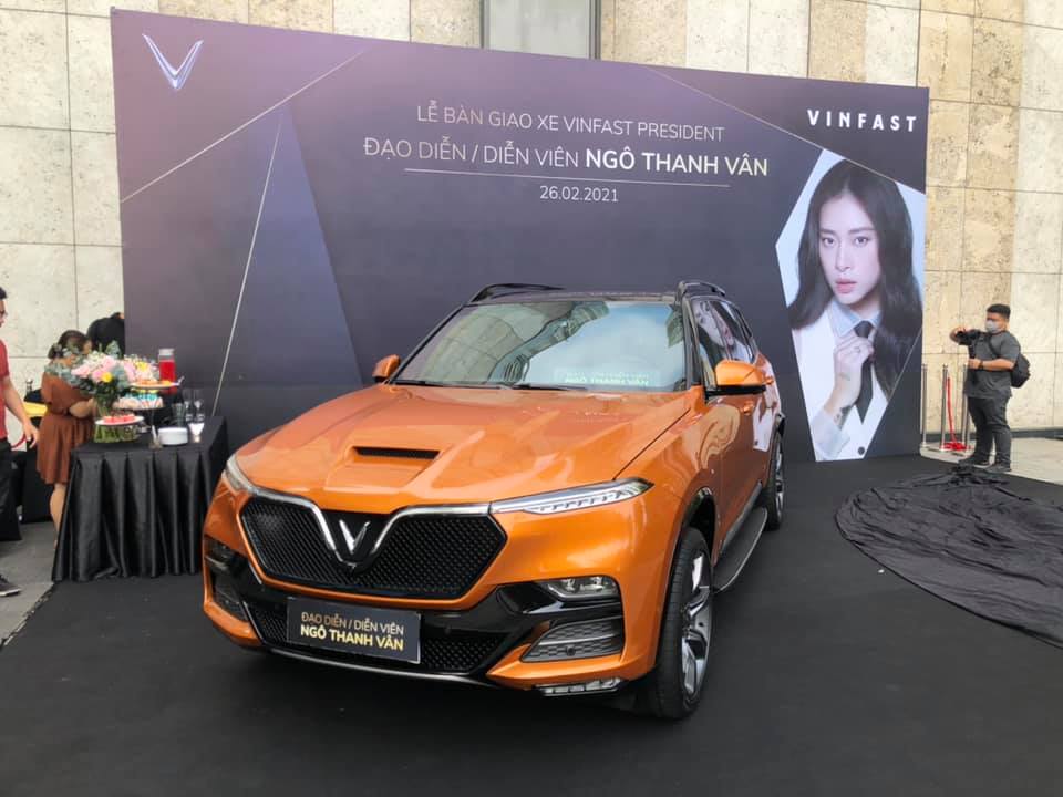 Lễ giao xe VinFast President cho nữ diễn viên Ngô Thanh Vân