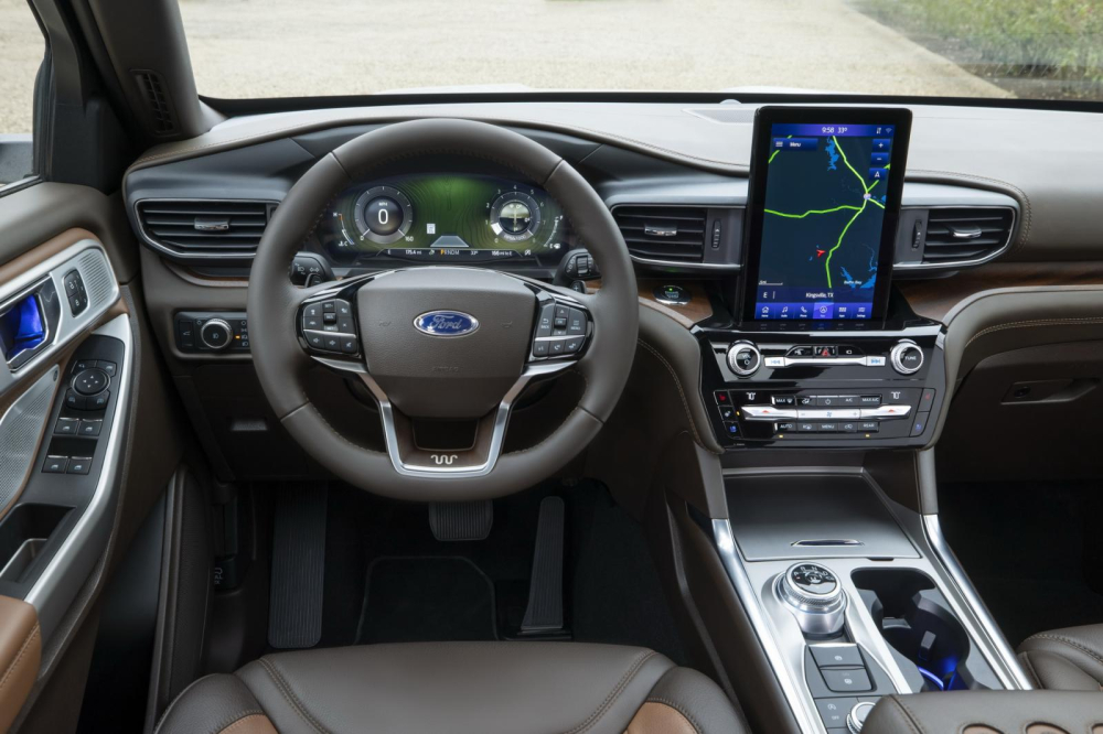 Vô lăng của Ford Explorer King Ranch 2021