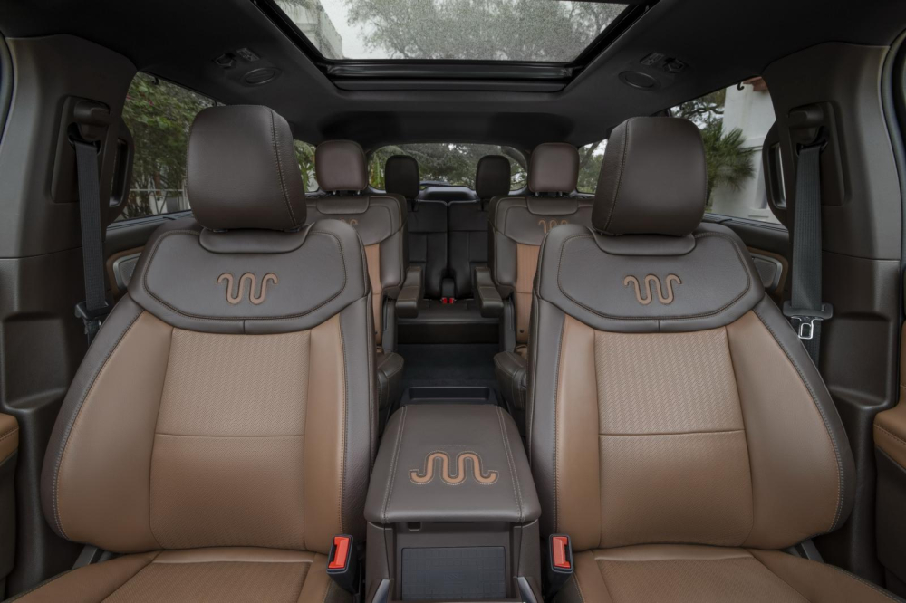 Ghế bọc da của Ford Explorer King Ranch 2021