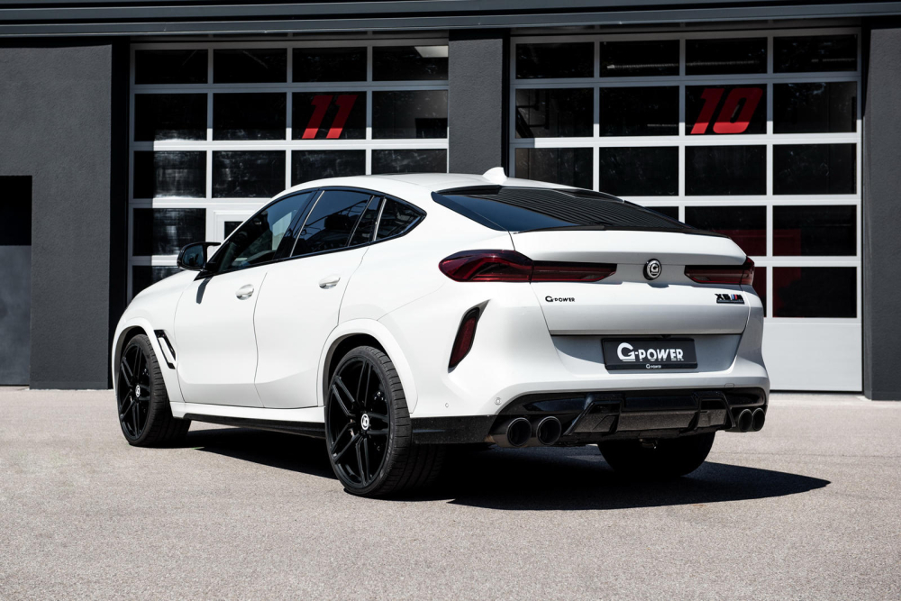 Phía sau của chiếc BMW X6 M độ bởi G-Power