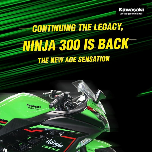 Kawasaki Ninja 300 quay trở lại với phiên bản 2021 Kawasaki Ninja 300 quay trở lại với phiên bản 2021